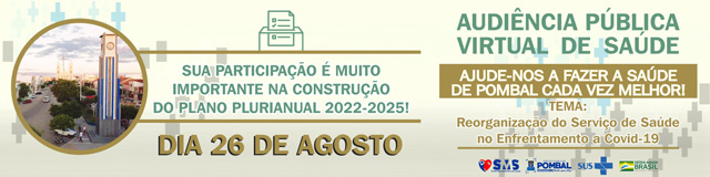 Audiência Pública Virtual de Saúde