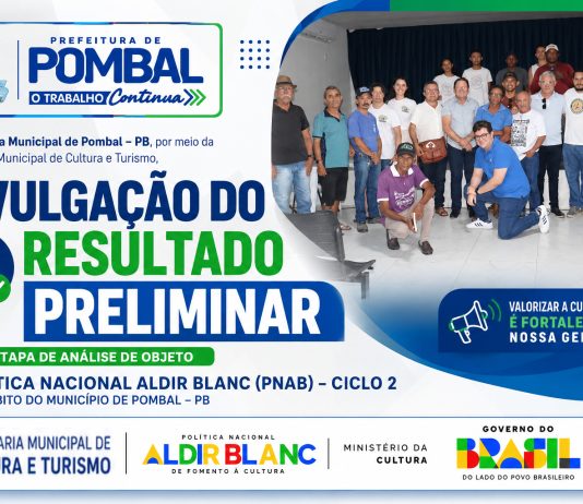 SECULT divulga resultado preliminar do mérito dos editais do Ciclo 2 da PNAB