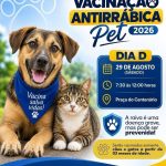Campanha de Vacinação Antirrábica 2026: 350 Animais Imunizados no Dia D; Confira o Cronograma de Continuação