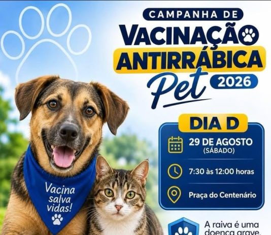 Campanha de Vacinação Antirrábica 2026: 350 Animais Imunizados no Dia D; Confira o Cronograma de Continuação