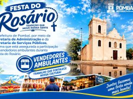 Prefeitura de Pombal realiza cadastramento de comerciantes para a Festa do Rosário 2026.