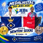 Pombal conquista medalhas de ouro e prata nos JEBS 2026 com destaque da Escola Newton Seixas
