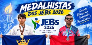 Pombal conquista medalhas de ouro e prata nos JEBS 2026 com destaque da Escola Newton Seixas